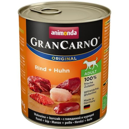 ANIMONDA Grancarno Adult smak: wołowina i kurczak 800g