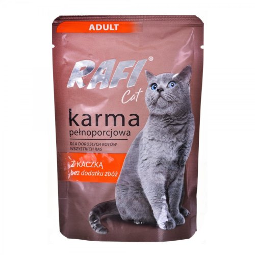 DOLINA NOTECI Rafi Cat Adult z kaczką - mokra karma dla kota - 100g