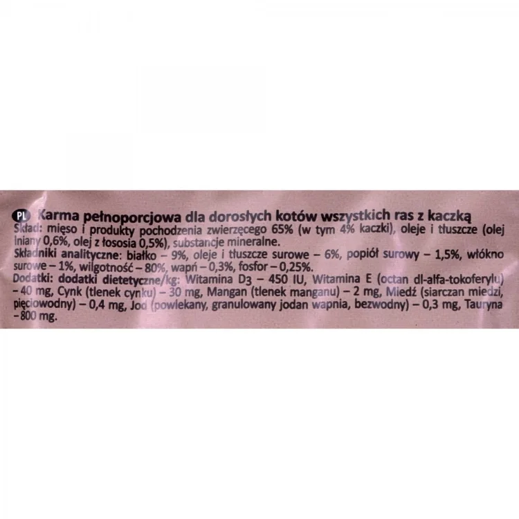 DOLINA NOTECI Rafi Cat Adult z kaczką - mokra karma dla kota - 100g