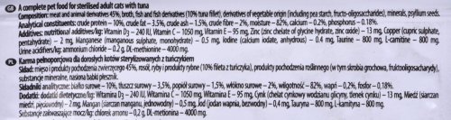 DOLINA NOTECI Piper Sterilised z tuńczykiem - mokra karma dla kotów sterylizowanych - 100g