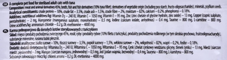DOLINA NOTECI Piper Sterilised z tuńczykiem - mokra karma dla kotów sterylizowanych - 100g