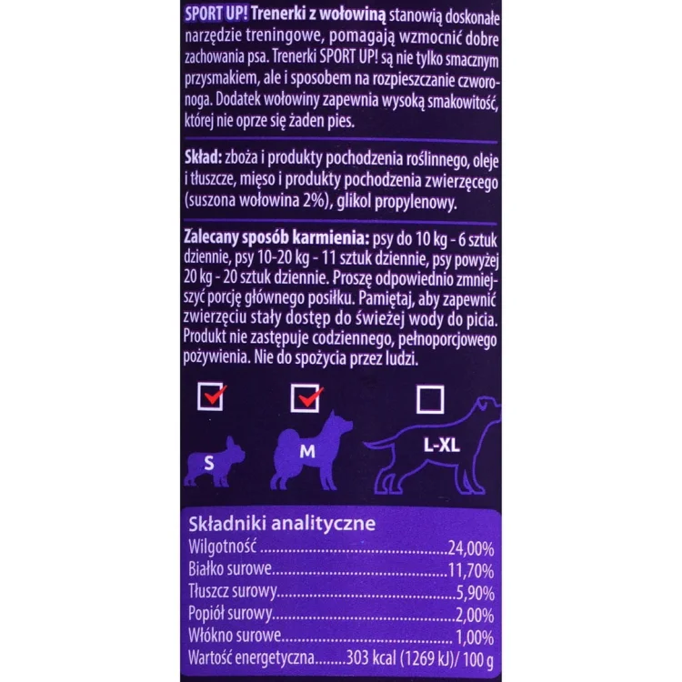 MACED Trenerki z wołowiną SPORT UP 300G