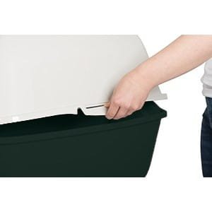 Rotho Kuweta dla kota Eco BAILEY biało-czarna