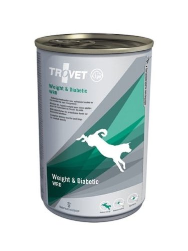 Trovet Weight & Diabetic WRD 400 g ze świeżym kurczakiem, dla psów