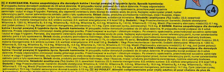 DREAMIES przysmak smaków dla kota mix 12x60g