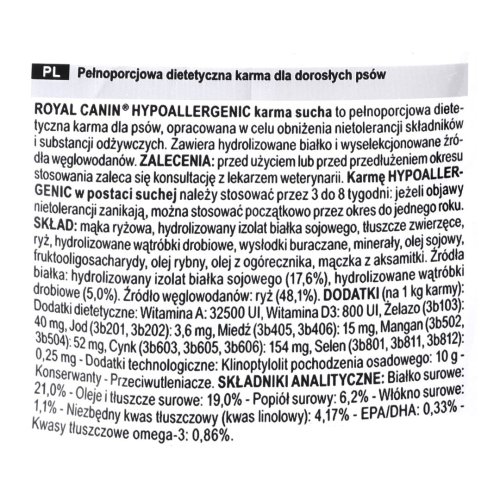 Royal Canin Hypoallergenic 2kg