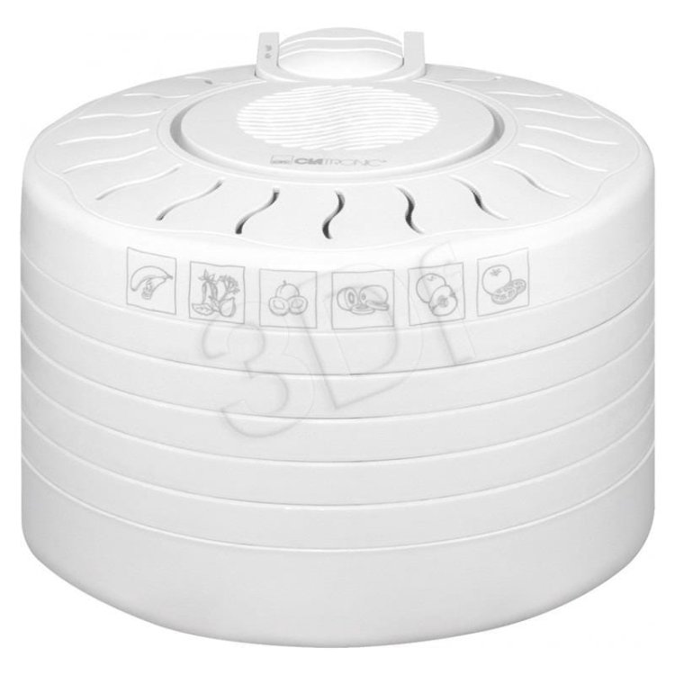 Suszarka do grzybów i owoców Clatronic DR 2751 ( 250W ; kolor biały )