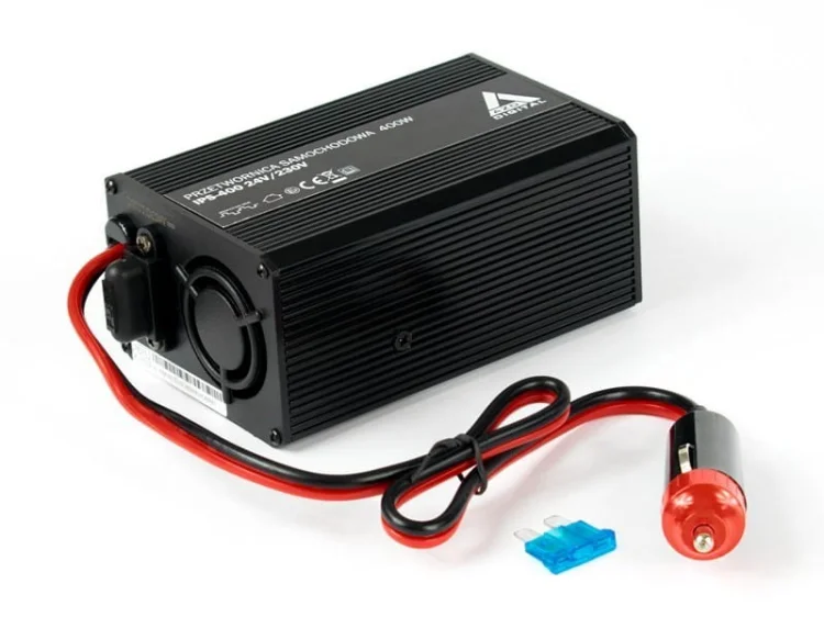 Samochodowa przetwornica napięcia 24 VDC / 230 VAC IPS-400 400W