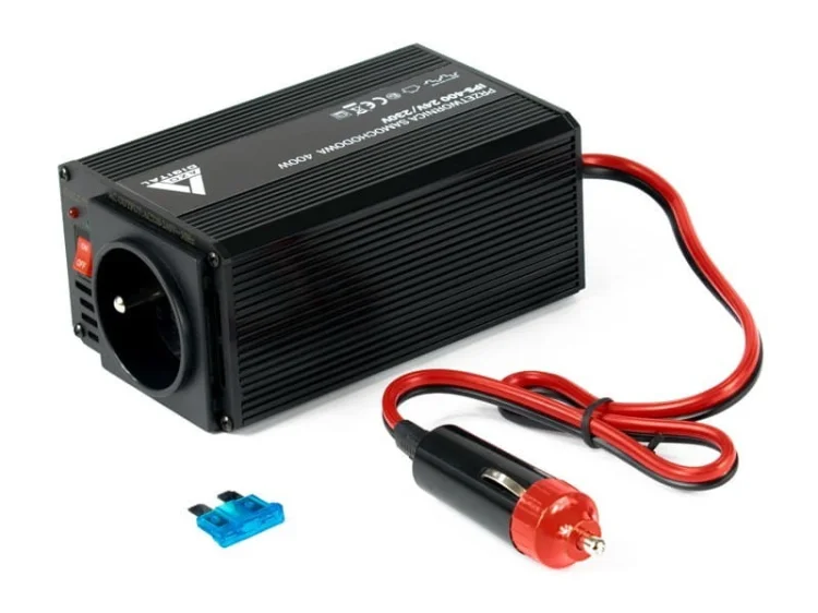 Samochodowa przetwornica napięcia 24 VDC / 230 VAC IPS-400 400W