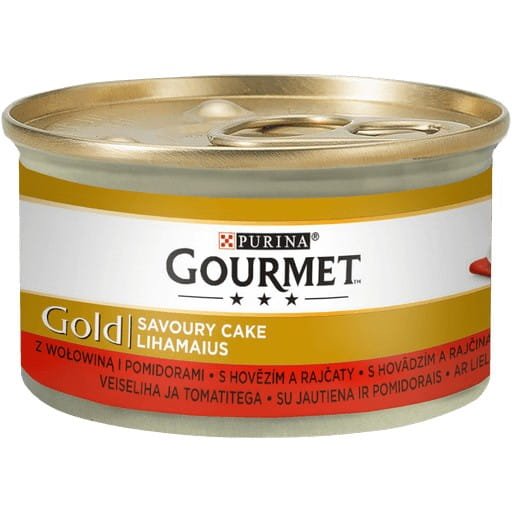 Gourmet Gold Savoury Cake mokra karma dla kota z wołowiną i pomidorami 85g