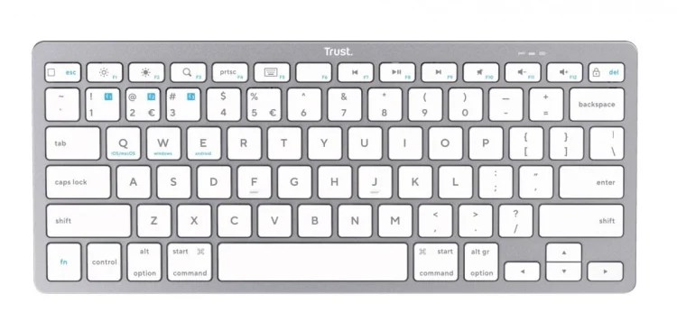 Klawiatura bezprzewodowa TRUST BASICS BLUETOOTH KEYBOARD US