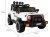 Auto Terenowe Full Time 4WD dla dzieci Biały + Napęd 4x4 + Pilot + Audio LED + Schowek