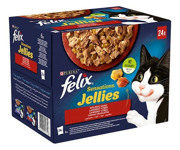 PURINA Felix Sensation: wiejskie smaki - karma dla kota - 24 x 85g