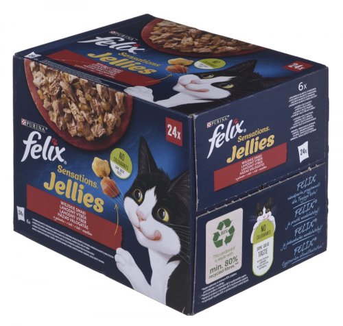 PURINA Felix Sensation: wiejskie smaki - karma dla kota - 24 x 85g