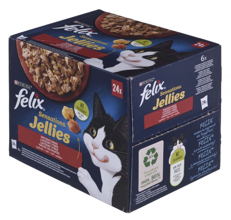 PURINA Felix Sensation: wiejskie smaki - karma dla kota - 24 x 85g