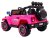 Auto Terenowe Full Time 4WD dla dzieci Różowy + Napęd 4x4 + Pilot + Audio LED + Schowek