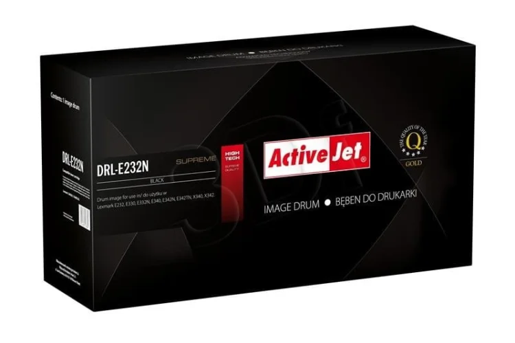 Activejet Bęben DRL-E232N (zamiennik Lexmark X340H22G; Supreme; 30000 stron; czarny)