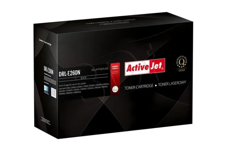 Bęben Activejet DRL-E260N (zamiennik Lexmark E260X22G; Supreme; 30 000 stron; czarny)
