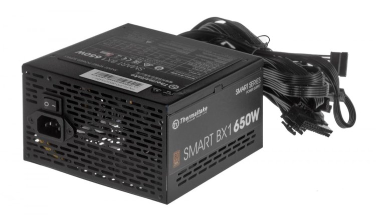 Zasilacz Thermaltake Smart BX1 PS-SPD-0650NNSABE-1 (650 W; Aktywne; 120 mm)