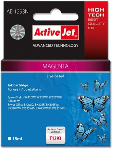 Tusz Activejet AE-1293N (zamiennik Epson T1293; Supreme; 15 ml; czerwony)