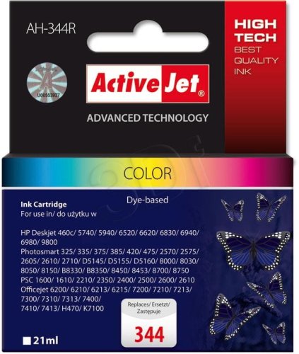 Tusz Activejet AH-344R (zamiennik HP 344 C9363EE; Premium; 21 ml; kolor)