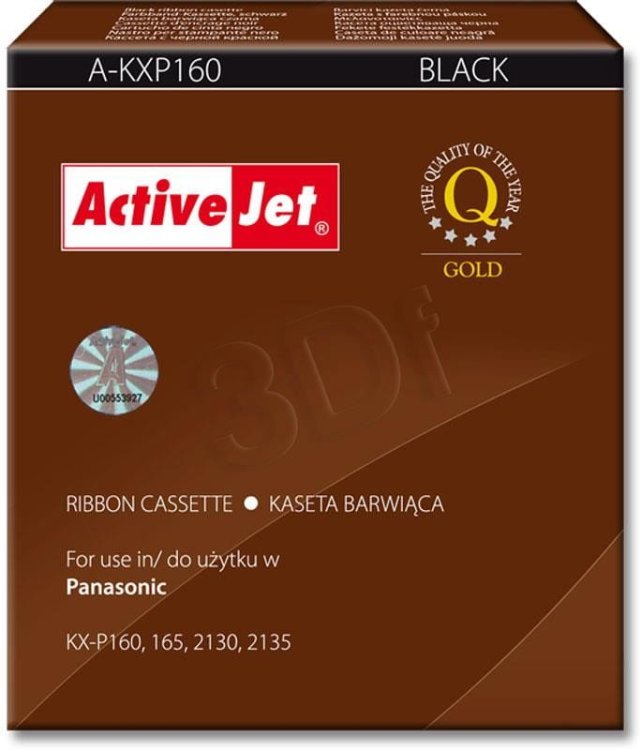 Taśma barwiąca Activejet A-KXP160 (zamiennik Panasonic KXP160; Supreme; czarny)