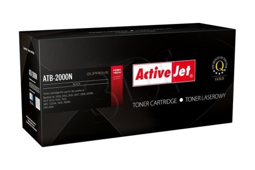 Toner Activejet ATB-2000N (zamiennik Brother TN-2000/TN-2005; Supreme; 2500 stron; czarny)