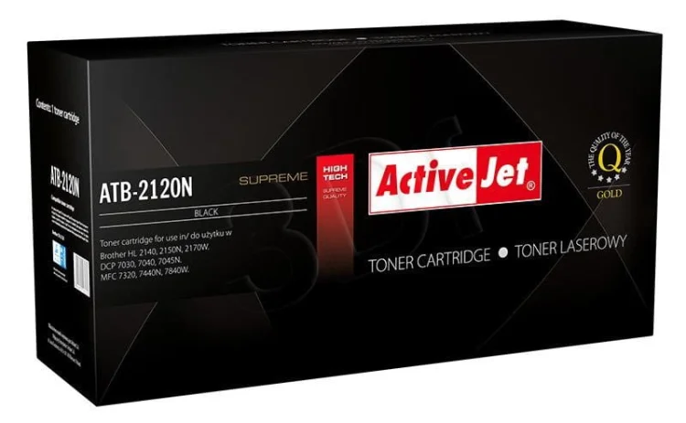 Toner Activejet ATB-2120N (zamiennik Brother TN-2120; Supreme; 2600 stron; czarny)