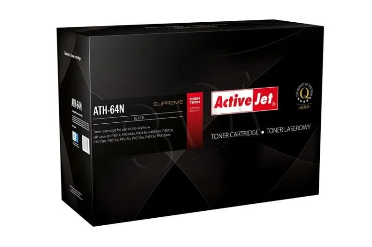 Toner Activejet ATH-64N (zamiennik HP 64A CC364A; Supreme; 10000 stron; czarny)