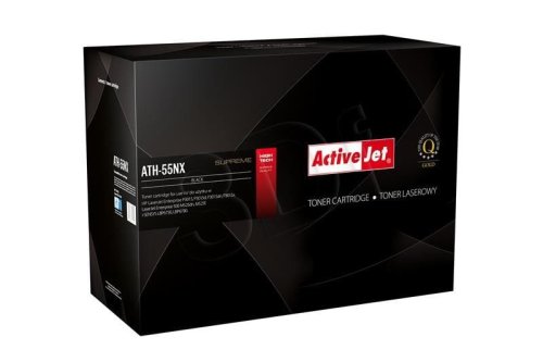 Toner Activejet ATH-55NX (zamiennik HP 55X CE255X, Canon CRG-724H; Supreme; 12500 stron; czarny)