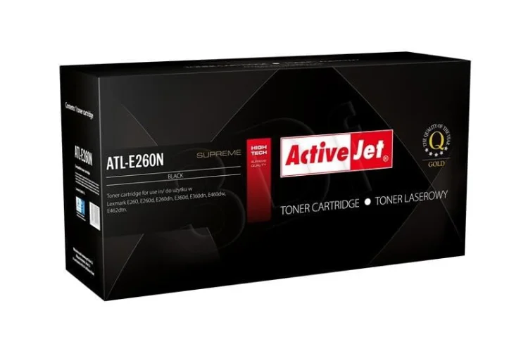 Toner Activejet ATL-E260N (zamiennik Lexmark E260A11E; Supreme; 3500 stron; czarny)
