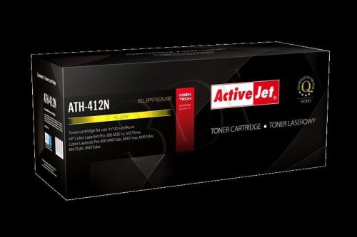 Toner Activejet ATH-412N (zamiennik HP 305A CE412A; Supreme; 2600 stron; żółty)