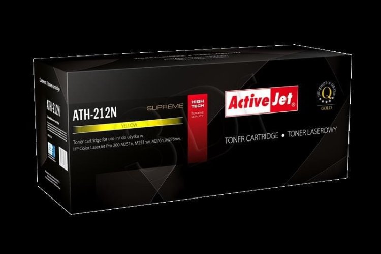 Toner Activejet ATH-212N (zamiennik HP 131A CF212A, Canon CRG-731Y; Supreme; 1800 stron; żółty)