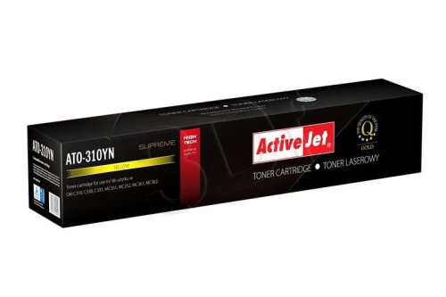 Toner Activejet ATO-310YN (zamiennik OKI 44469704; Supreme; 2000 stron; żółty)