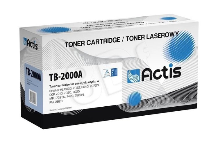 Toner ACTIS TB-2000A (zamiennik Brother TN-2000/TN-2005; Standard; 2500 stron; czarny)