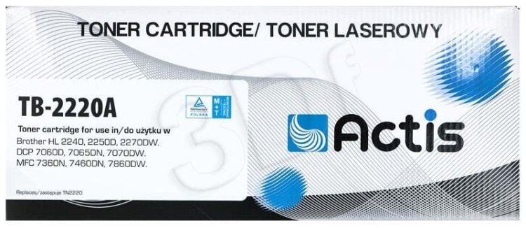Toner ACTIS TB-2220A (zamiennik Brother TN-2220; Standard; 2600 stron; czarny)