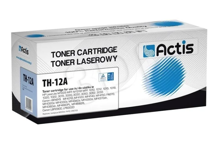 Toner ACTIS TH-12A (zamiennik HP 12A Q2612A, Canon FX-10, Canon CRG-703; Standard; 2000 stron; czarny)