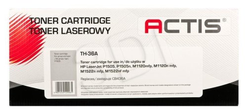 Toner ACTIS TH-36A (zamiennik HP 36A CB436A, Canon CRG-713; Standard; 2000 stron; czarny)