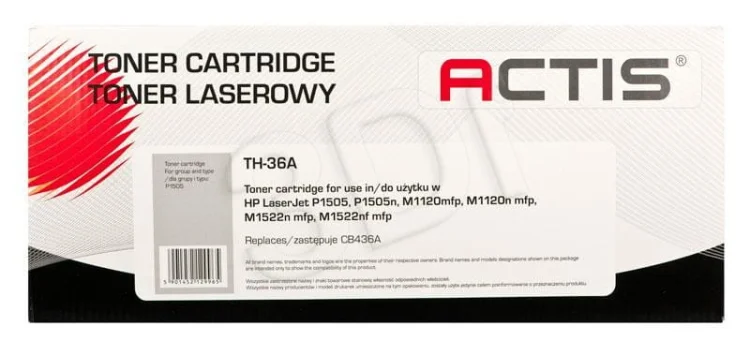 Toner ACTIS TH-36A (zamiennik HP 36A CB436A, Canon CRG-713; Standard; 2000 stron; czarny)