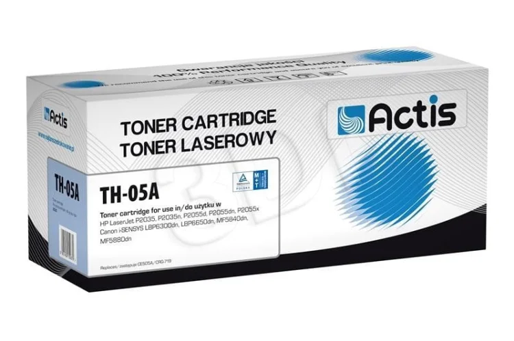 Toner ACTIS TH-05A (zamiennik HP 05A CE505A, Canon CRG-719; Standard; 2300 stron; czarny)