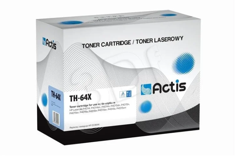 Toner ACTIS TH-64X (zamiennik HP 64X CC364X; Standard; 24000 stron; czarny)