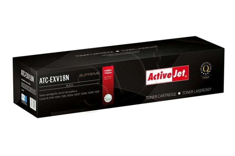 Toner Activejet ATC-EXV18N (zamiennik Canon C-EXV18; Supreme; 8400 stron; czarny)