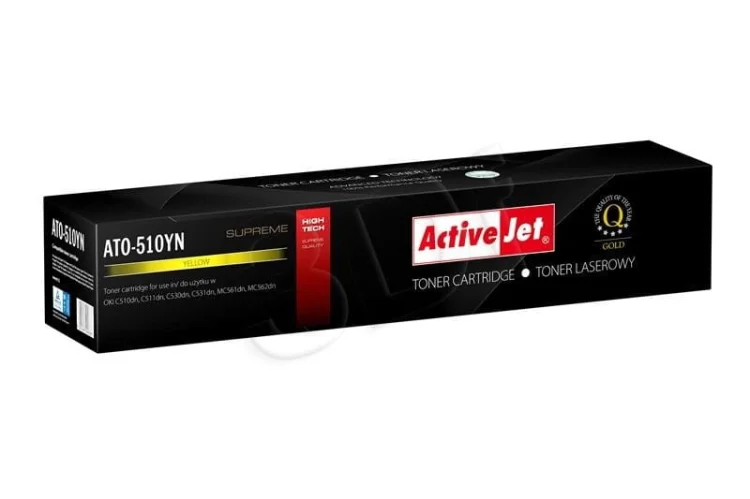 Activejet ATO-510YN Toner  (zamiennik OKI 44469722; Supreme; 5000 stron; żółty)