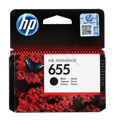 Tusz HP czarny HP 655, HP655=CZ109AE, 550 str.,14 ml
