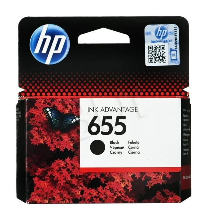Tusz HP czarny HP 655, HP655=CZ109AE, 550 str.,14 ml