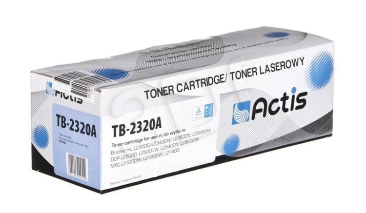 Toner ACTIS TB-2320A (zamiennik Brother TN-2320; Standard; 2600 stron; czarny)