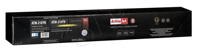 Toner Activejet ATM-216YN (zamiennik Konica Minolta TN216Y; Supreme; 26000 stron; żółty)