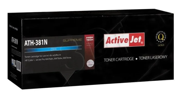 Toner Activejet ATH-381N (zamiennik HP 312A CF381A; Supreme; 2700 stron; niebieski)