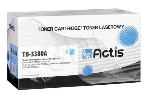 Toner ACTIS TB-3380A (zamiennik Brother TN-3380; Standard; 8000 stron; czarny)