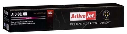 Toner Activejet ATO-301MN (zamiennik OKI 44973534; Supreme; 1500 stron; czerwony)